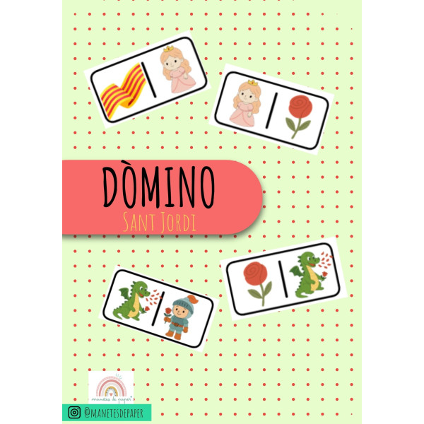 Joc dòmino Sant Jordi