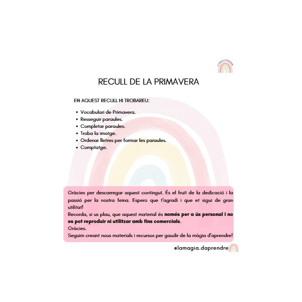 Recull de primavera