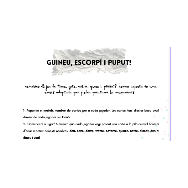 Guineu, escorpí i puput