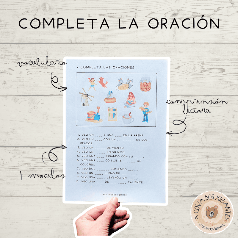 Completa las oraciones