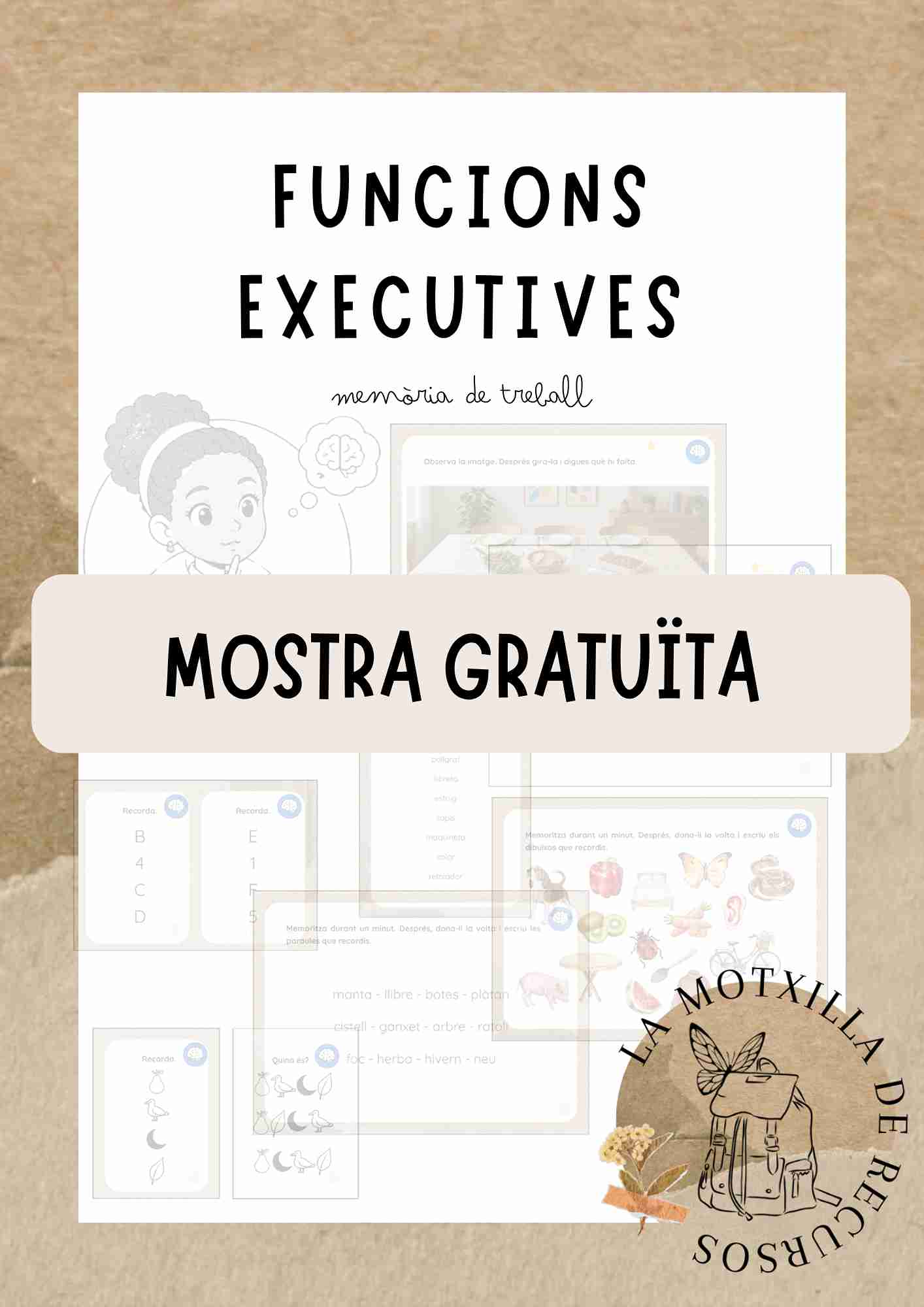 FUNCIONS EXECUTIVES - MOSTRA. Memòria de treball