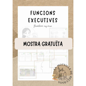 FUNCIONS EXECUTIVES - MOSTRA. Flexibilitat cognitiva