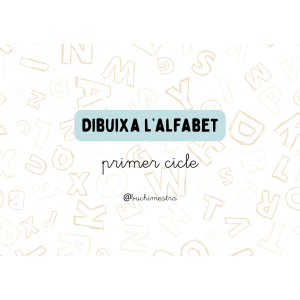 Dibuixa l'alfabet