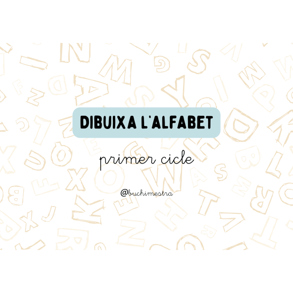 Dibuixa l'alfabet