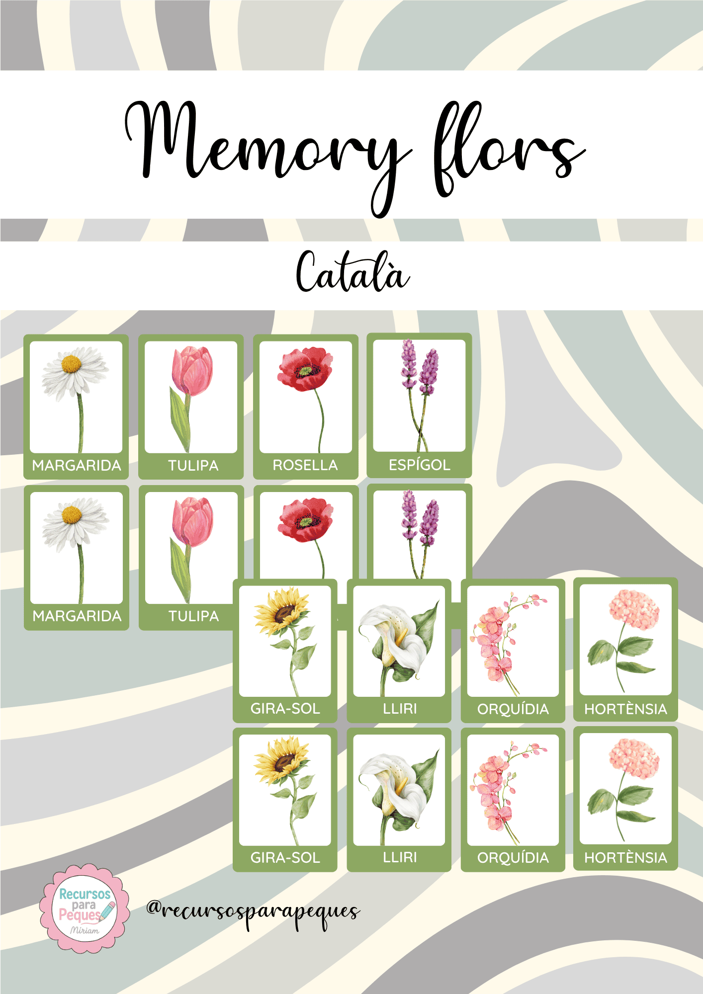 Memory de flors