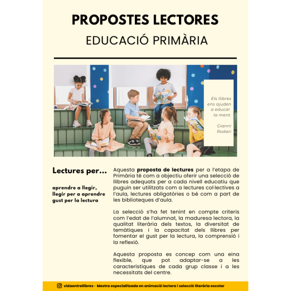 Propostes Lectores Educació Primària