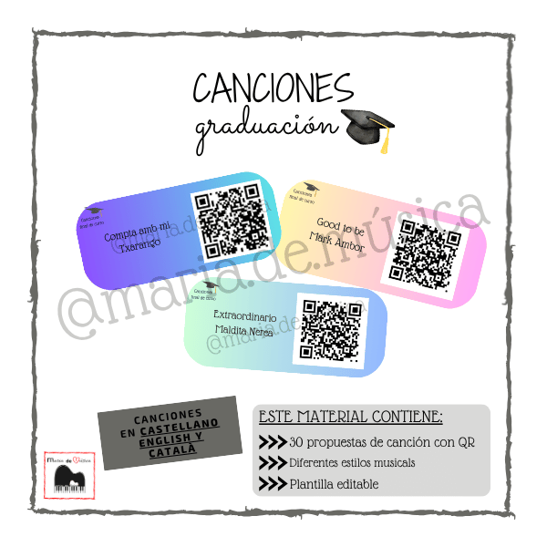 Canciones graduación!