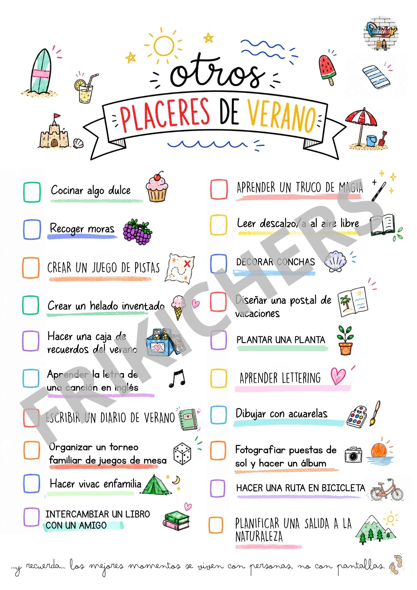 PLACERES DE VERANO/ PLAERS D'ESTIU