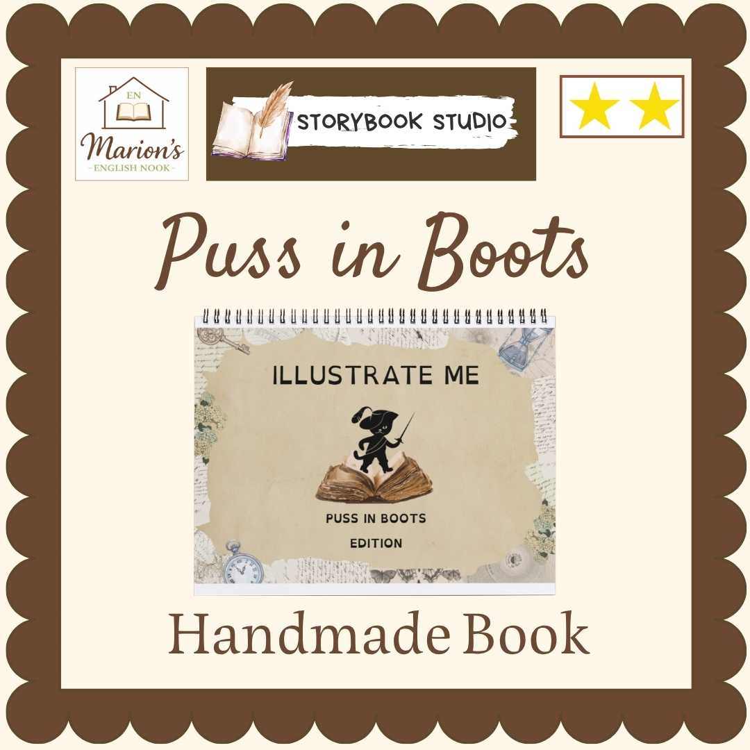 Puss in Boots | Read, Illustrate & Make a Mini Book | Fairy Tale