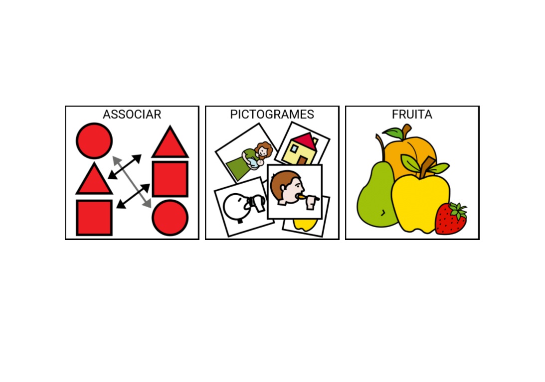 Associar imatge-pictograma fruites