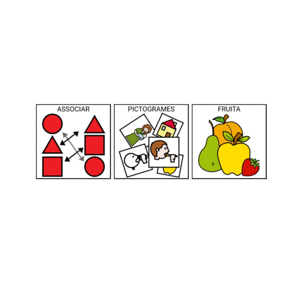 Associar imatge-pictograma fruites