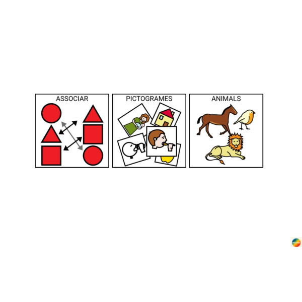 Associar imatge real- pictograma animals