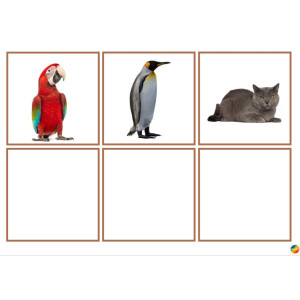 Asociar imagen con pictograma animales