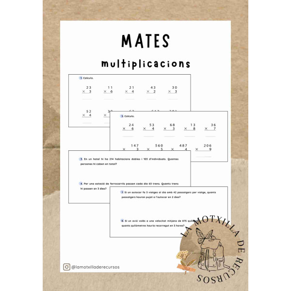 MATES - Multiplicacions i problemes