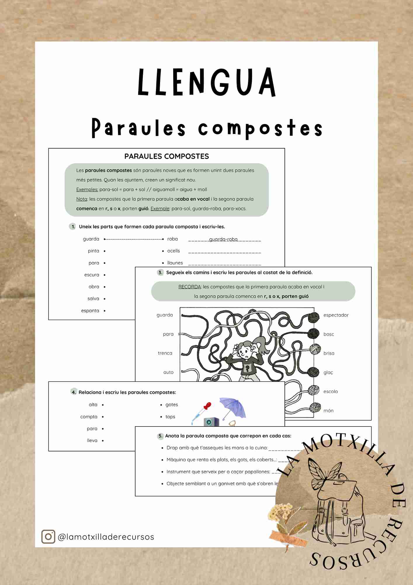 LLENGUA - Paraules compostes