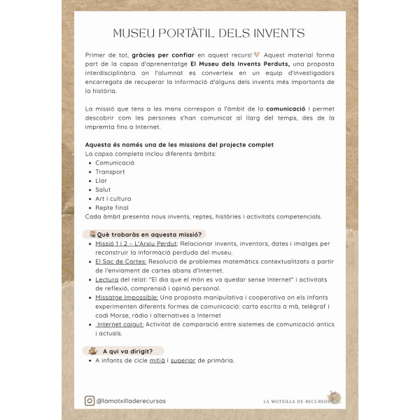 Cd'A INVENTS - Comunicació