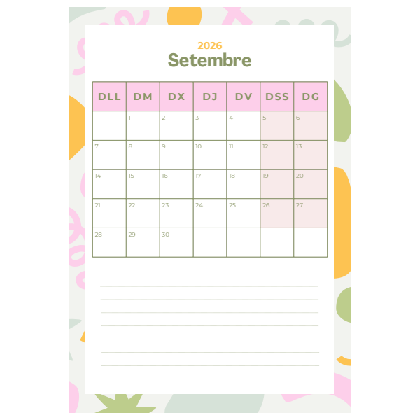 Agenda docent 2026-2027