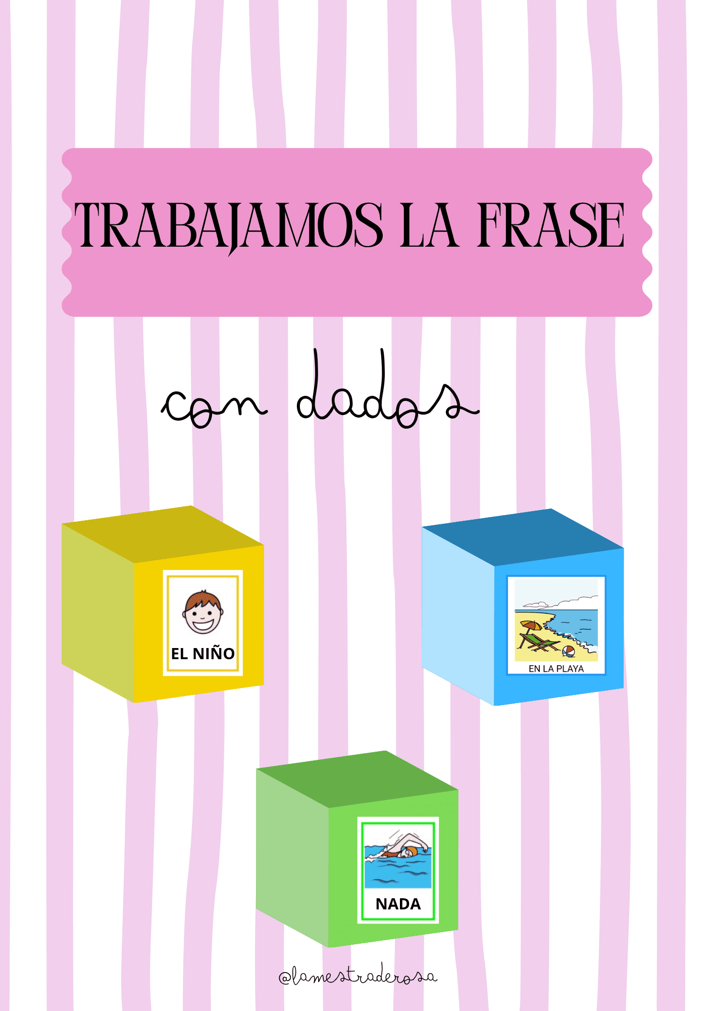 Construcción de frases con dados