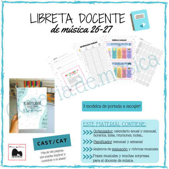Libreta programación docente música 26-27