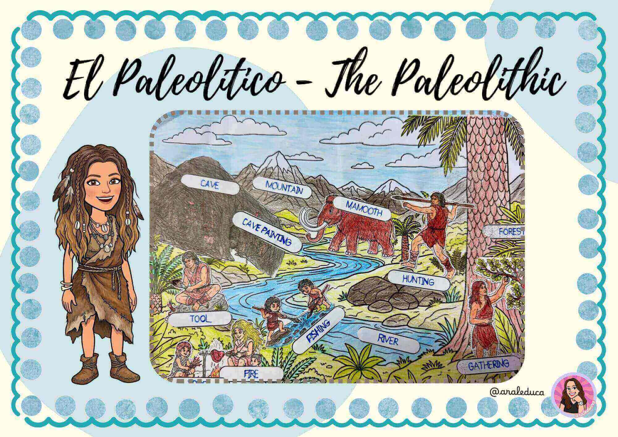 EL PALEOLÍTICO-THE PALEOLITHIC (español e inglés)