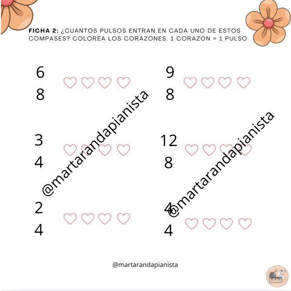 Clase de música en San Valentín