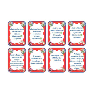 PACK2 TARJETAS DE PREGUNTAS "EL GRAN JUEGO DEL MUNDIAL!