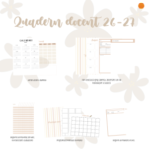 Quadern docent marró curs 26/27