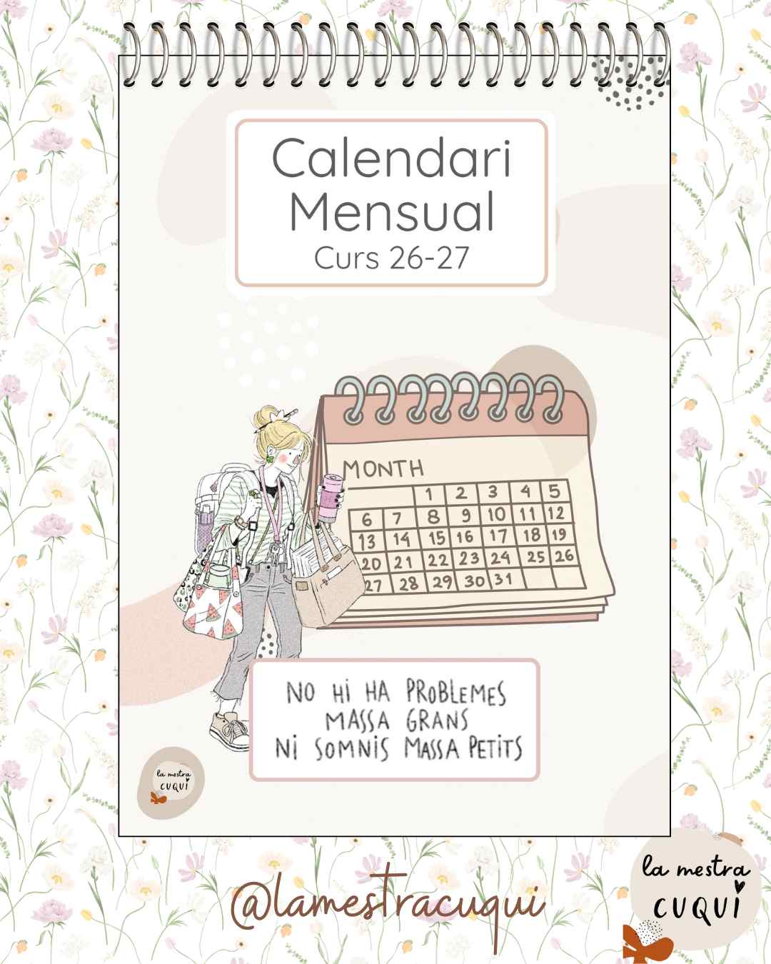 Calendari Mensual 26-27 (CAT/CAST)