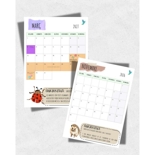 CALENDARI ESCOLAR 2026-27