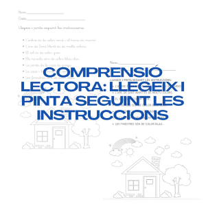 Comprensió lectora cicle inicial