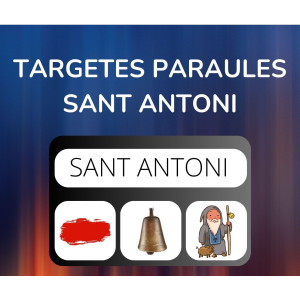 Targetes paraules Sant Antoni
