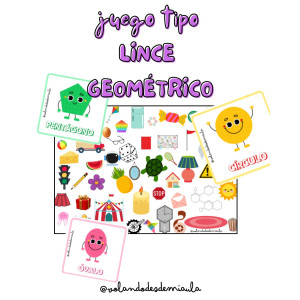 Joc tipus LINCE formes geomètriques (CAST/VAL)