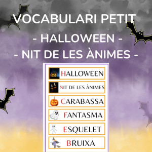 Vocabulari petit Halloween - Nit de les Ànimes