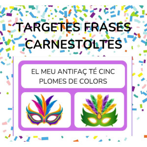 Targetes frases Carnestoltes