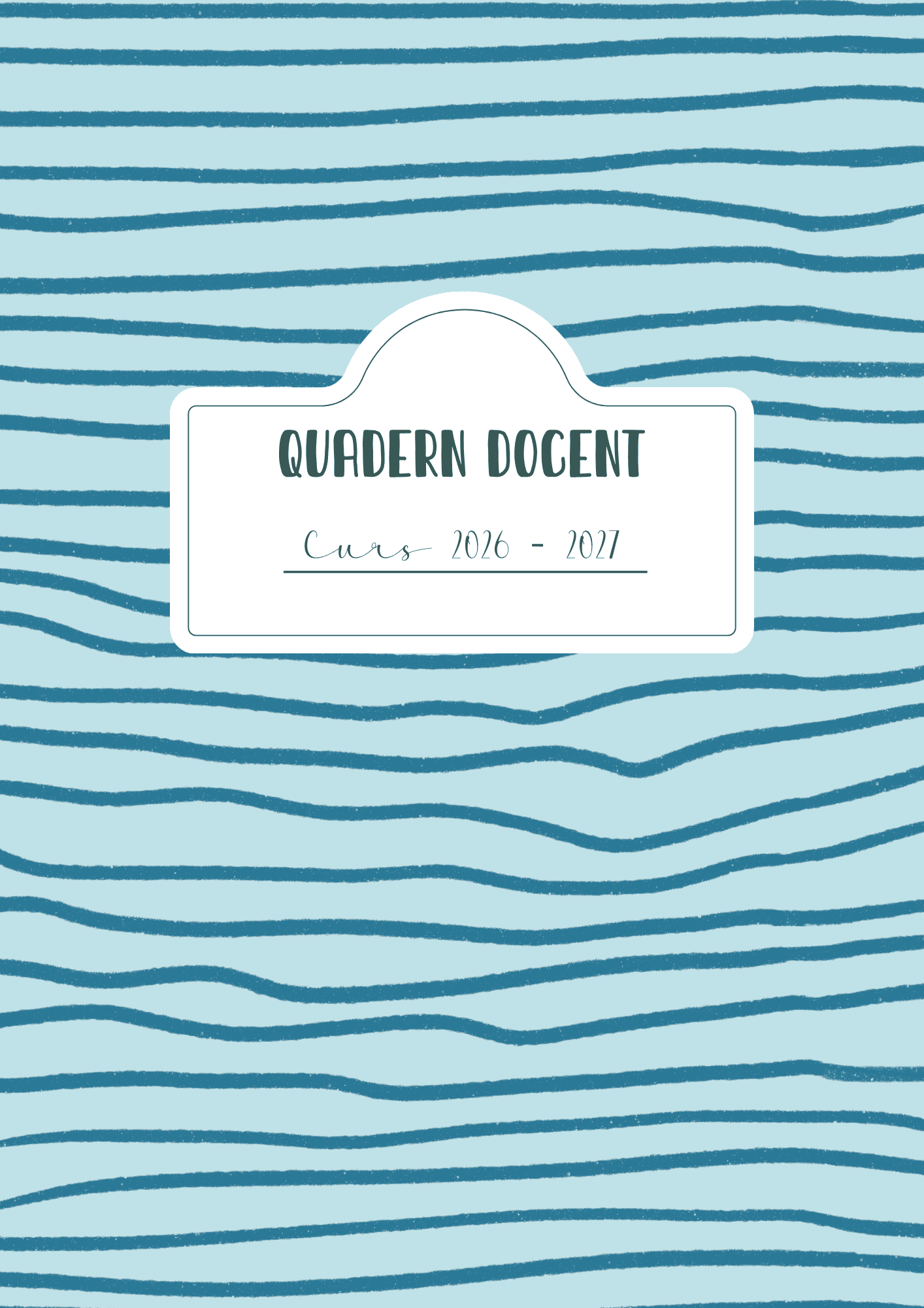 Quadern docent BLAU 26-27