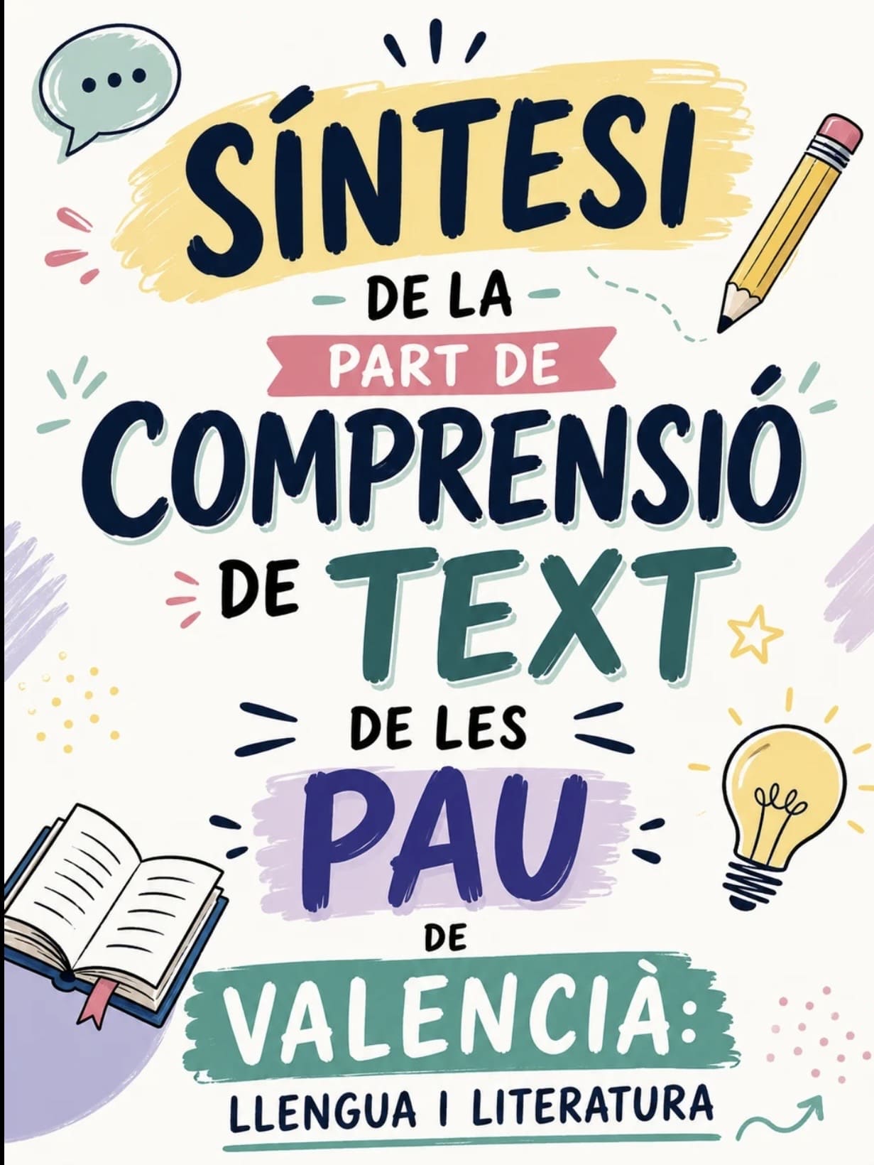 Síntesi de la part de comprensió de text de les PAU 📝