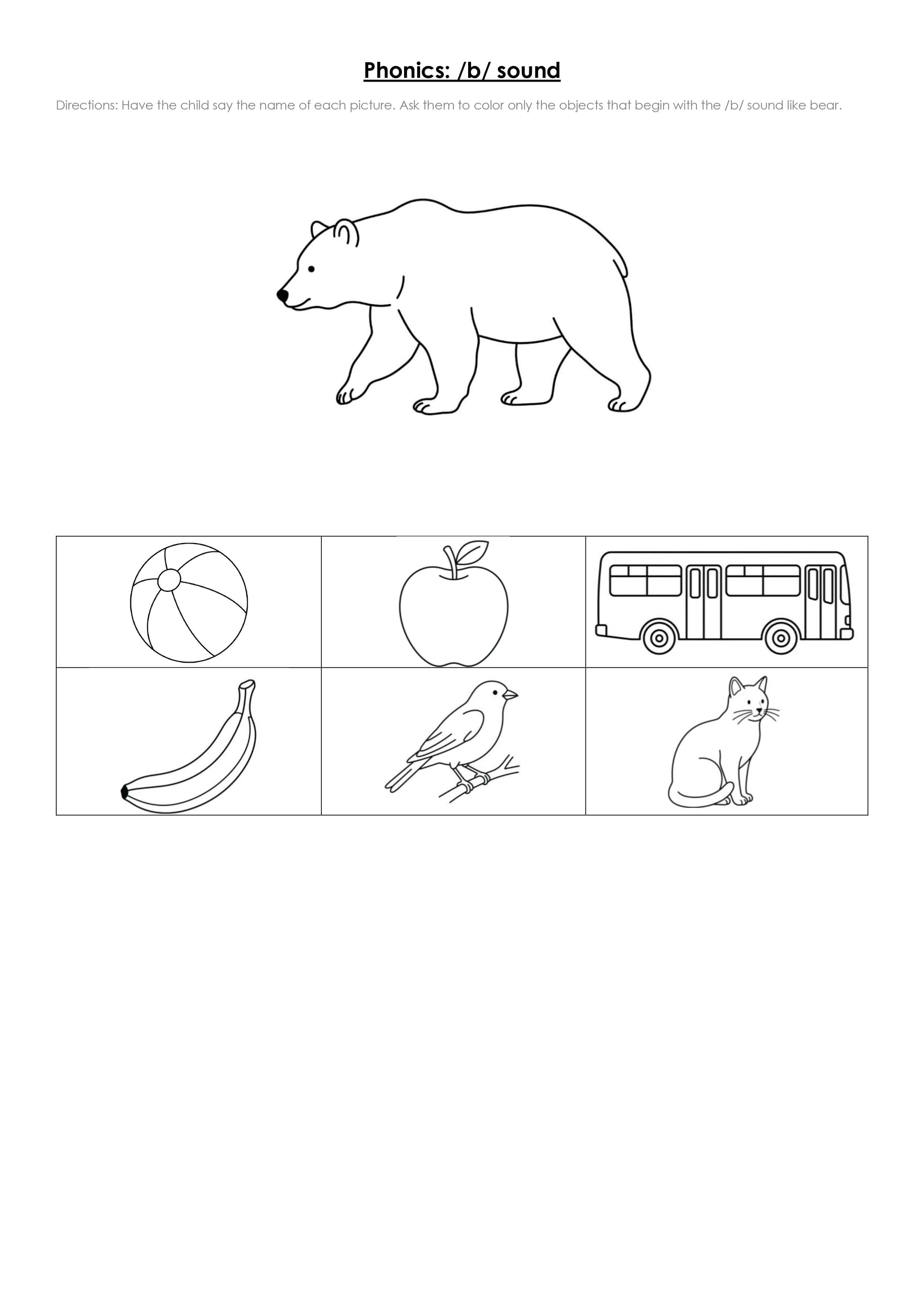 Brown Bear: Phonics & Sight Words (GRATIS)
