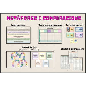 JOC: metàfores, comparacions i frases fetes