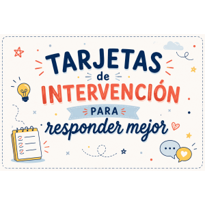 Tarjetas de intervención para responder mejor