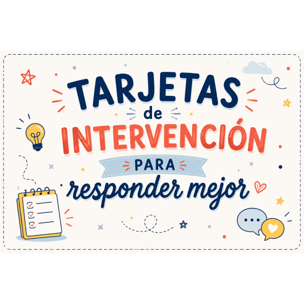 Tarjetas de intervención para responder mejor