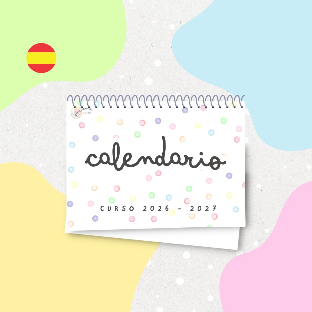 CALENDARIO MENSUAL CURSO 2026-2027