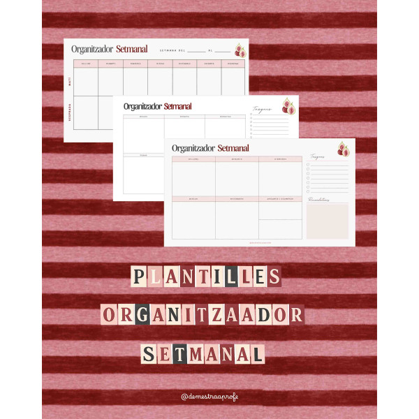 Pack Organitza’t – Calendaris mensuals 2026-2027