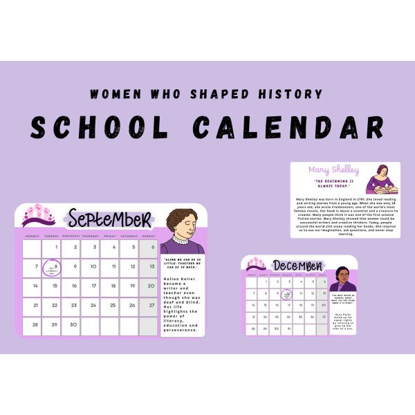 Inspiring Women School Calendar 2026-27