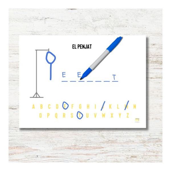 El penjat. Proposta lectoescriptura.