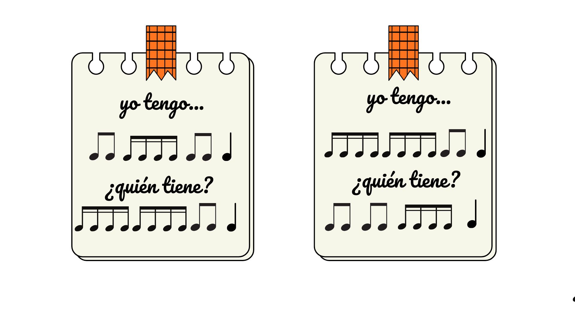 motivos rítmicos/ juego: yo tengo, ¿quién tiene?