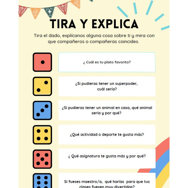 Dinámica inicio curso.