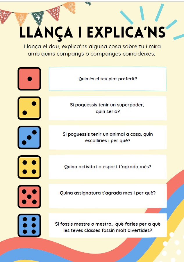 Dinàmica inici curs!