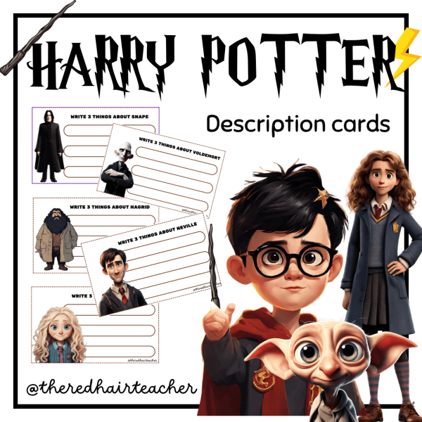 Harry Potter - Description cards
