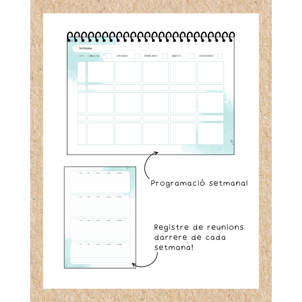 AGENDA DOCENT CURS 2026 2027