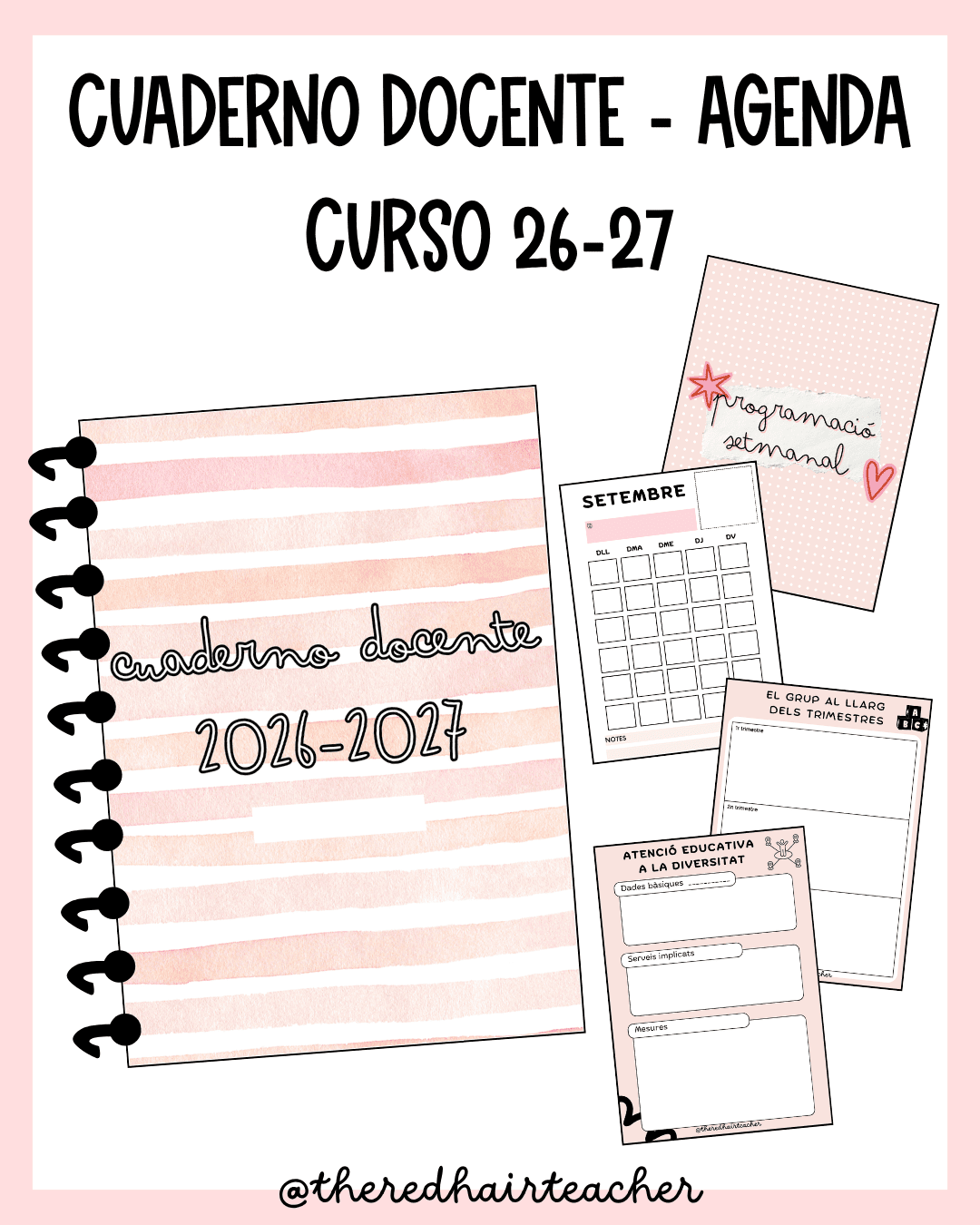 AGENDA - CUADERNO DOCENTE